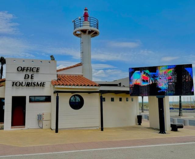 Agreable Studio Acces A La Plage - Parking - 2Balm2 Le Barcarès Exterior foto